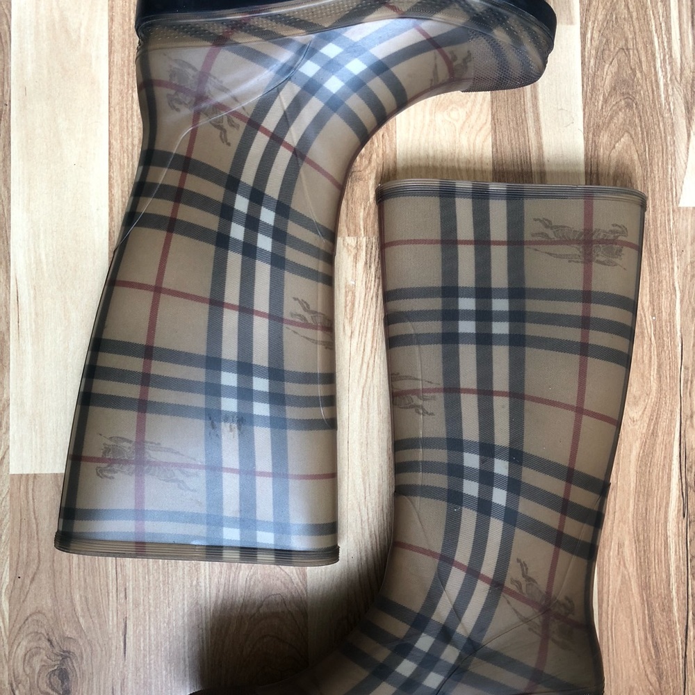 Burberry Rain Boots, Sz 9
